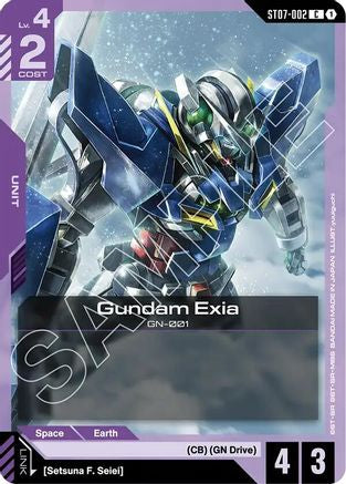 Gundam Exia (ST07-002) (ST07-002) - Starter Deck 07 Celestial Drive