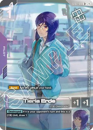 Tieria Erde (Store Tournament Winner Pack 03) (ST07-010) - Gundam Promotional Cards Holofoil