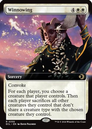 Winnowing (Extended Art) (ECL-355) - Lorwyn Eclipsed