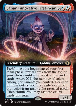 Sanar, Innovative First-Year (Extended Art) (ECL-378) - Lorwyn Eclipsed