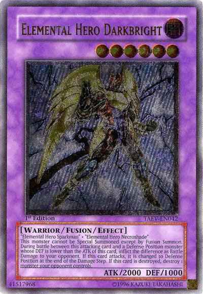 Elemental Hero Darkbright [TAEV-EN042] Ultimate Rare