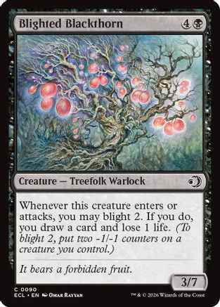 Blighted Blackthorn (ECL-090) - Lorwyn Eclipsed