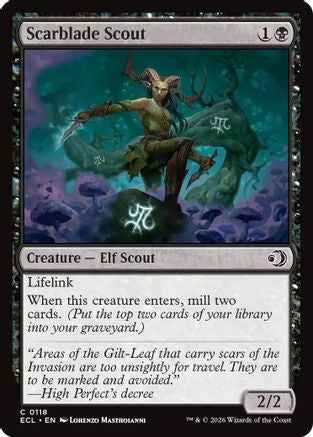 Scarblade Scout (ECL-118) - Lorwyn Eclipsed Foil