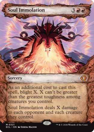 Soul Immolation (Showcase) (ECL-321) - Lorwyn Eclipsed Foil