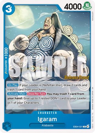 Igaram (EB04-021) - The Azure Sea's Seven Release Event Cards