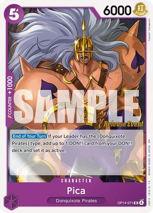 Pica (OP14-071) - The Azure Sea's Seven Release Event Cards