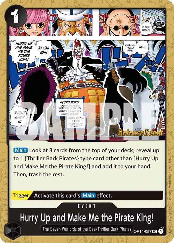 Hurry Up and Make Me the Pirate King! [The Azure Sea's Seven Release Event Cards]