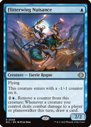 Flitterwing Nuisance (PPECL-048) - Promo Pack: Lorwyn Eclipsed Foil