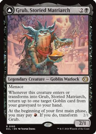 Grub, Storied Matriarch (PPECL-105) - Promo Pack: Lorwyn Eclipsed