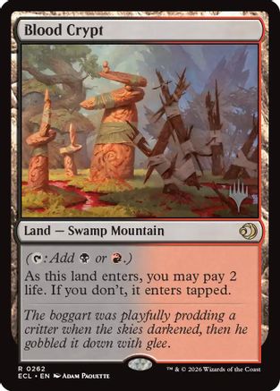 Blood Crypt (PPECL-262) - Promo Pack: Lorwyn Eclipsed Foil