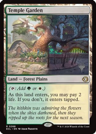 Temple Garden (PPECL-268) - Promo Pack: Lorwyn Eclipsed Foil