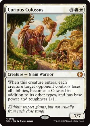 Curious Colossus (PPECL-012) - Promo Pack: Lorwyn Eclipsed