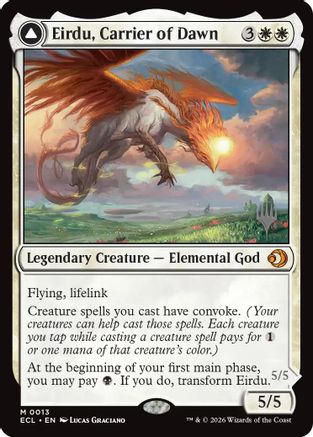Eirdu, Carrier of Dawn (PPECL-013) - Promo Pack: Lorwyn Eclipsed Foil
