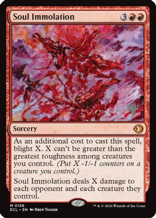 Soul Immolation (PPECL-156) - Promo Pack: Lorwyn Eclipsed
