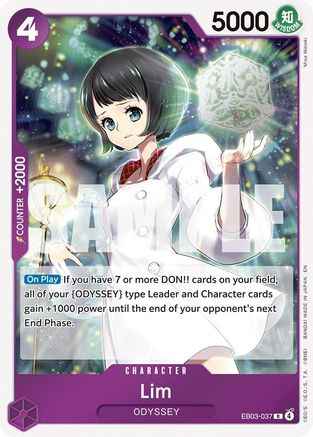 Lim (EB03-037) - Extra Booster: One Piece Heroines Edition Foil