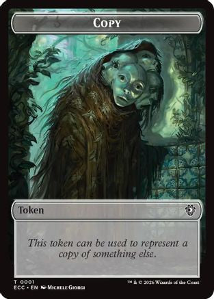 Copy // Scarecrow Double-Sided Token (ECC-1 // 11) - Commander: Lorwyn Eclipsed Foil