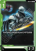 Zaku (Four Snake Eyes') [YETI] (GQ) (GD03-032) - Steel Requiem