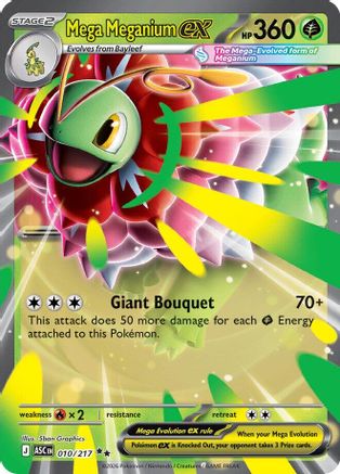 Mega Meganium ex 010/217 - ME Ascended Heroes Holofoil