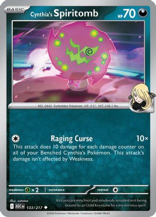 Cynthia's Spiritomb 133/217 - ME Ascended Heroes