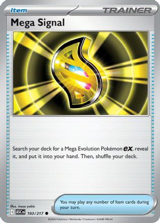 Mega Signal 193 - ME Ascended Heroes Reverse Holofoil