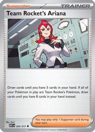Team Rocket's Ariana 202 - ME Ascended Heroes Reverse Holofoil