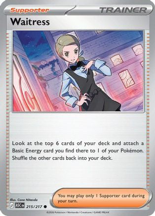 Waitress 215/null - ME Ascended Heroes Reverse Holofoil