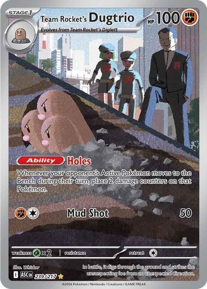Team Rocket's Dugtrio (239/217) [Mega Evolution: Ascended Heroes]