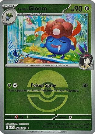 Erika's Gloom (Poke Ball) 002 - ME Ascended Heroes Reverse Holofoil