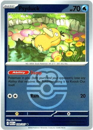 Psyduck (Love Ball) 039/217 - ME Ascended Heroes Reverse Holofoil