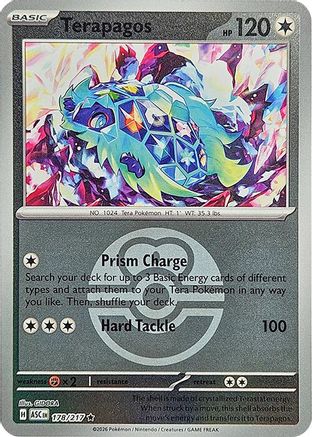 Terapagos (Love Ball) 178 - ME Ascended Heroes Reverse Holofoil