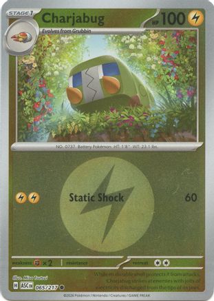 Charjabug (Energy Symbol Pattern) 065 - ME Ascended Heroes Reverse Holofoil