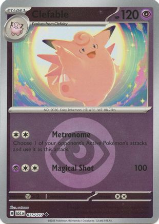 Clefable (Energy Symbol Pattern) 075 - ME Ascended Heroes Reverse Holofoil