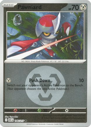 Pawniard (Energy Symbol Pattern) 146 - ME Ascended Heroes Reverse Holofoil