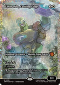 Leonardo, Cutting Edge (Showcase) (Fracture Foil) (TMT-291) - Teenage Mutant Ninja Turtles Foil
