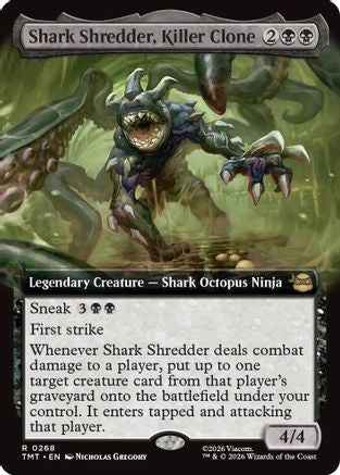Shark Shredder, Killer Clone (Extended Art) (TMT-268) - Teenage Mutant Ninja Turtles