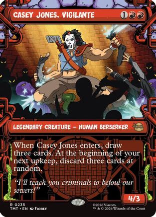 Casey Jones, Vigilante (0235) (Showcase) (TMT-235) - Teenage Mutant Ninja Turtles