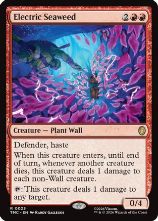 Electric Seaweed (TMC-023) - Commander: Teenage Mutant Ninja Turtles