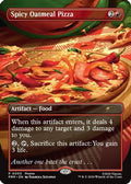 Spicy Oatmeal Pizza (Borderless) (UMP-003) - Unique and Miscellaneous Promos