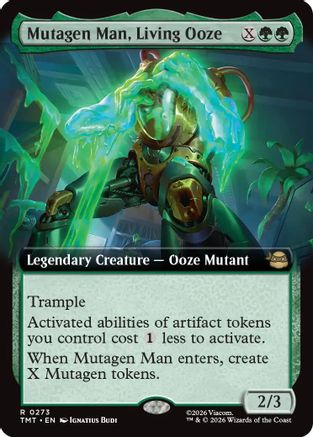 Mutagen Man, Living Ooze (Extended Art) (TMT-273) - Teenage Mutant Ninja Turtles Foil