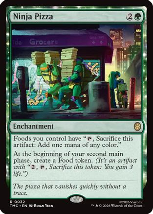 Ninja Pizza (TMC-032) - Commander: Teenage Mutant Ninja Turtles Foil