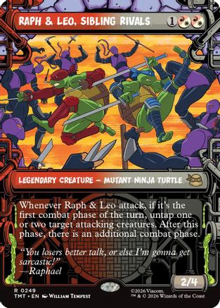 Raph & Leo, Sibling Rivals (Showcase) (TMT-249) - Teenage Mutant Ninja Turtles