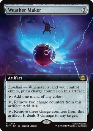 Weather Maker (Extended Art) (TMT-279) - Teenage Mutant Ninja Turtles Foil