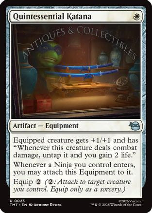 Quintessential Katana (TMT-023) - Teenage Mutant Ninja Turtles Foil