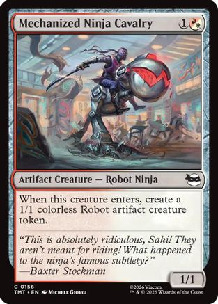 Mechanized Ninja Cavalry (TMT-156) - Teenage Mutant Ninja Turtles