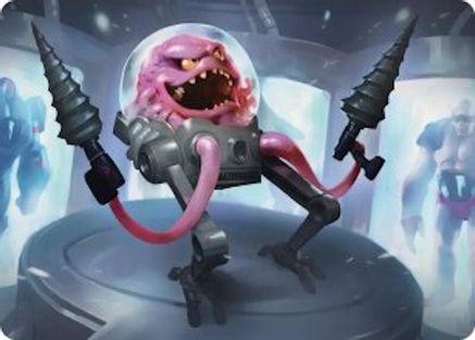 Krang, Master Mind Art Card (4/54) (Gold-Stamped Signature) (ASTMT-004) - Art Series: Teenage Mutant Ninja Turtles
