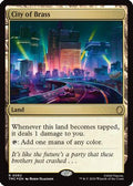 City of Brass (Surge Foil) (TMC-062) - Commander: Teenage Mutant Ninja Turtles Foil