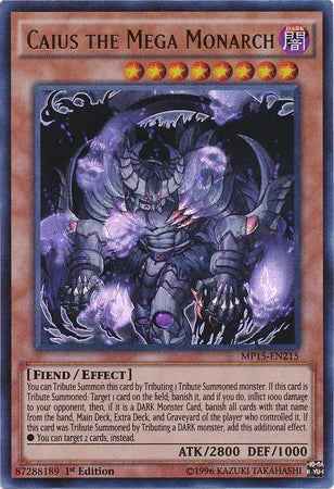 Caius the Mega Monarch [MP15-EN215] Ultra Rare