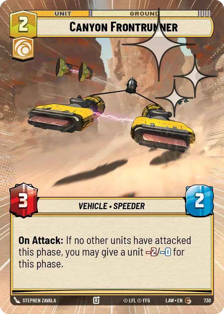 Canyon Frontrunner (492) (Hyperspace Foil) (492) [A Lawless Time]
