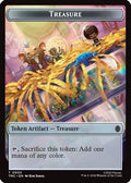 Treasure // Clue Double-Sided Token (TMC-3 // 2) - Commander: Teenage Mutant Ninja Turtles Foil