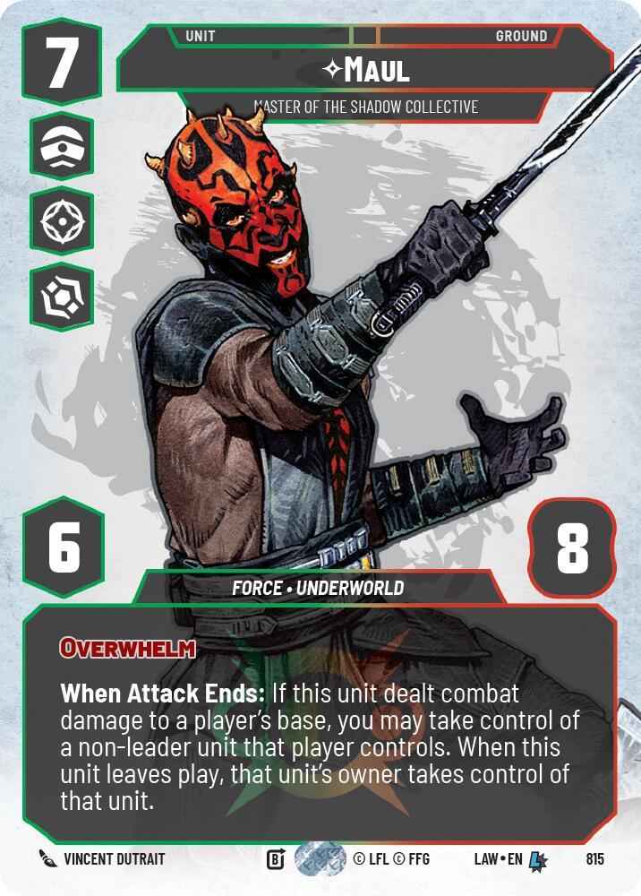 Maul - Master of the Shadow Collective (Prestige) (815) (815) [A Lawless Time]